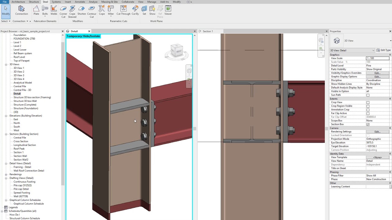 revit steel