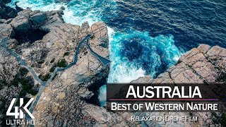 【4K】 3 HOUR DRONE FILM: «The Beauty of Western Australia»  Ultra HD  Piano Relaxation