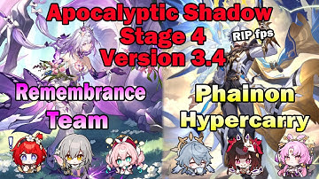 New Apocalyptic Shadow 3.4 | E0S1 Castorice X E0S1 Phainon | Honkai Star Rail
