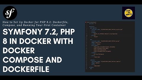 Docker Symfony 7 Tutorial: Set Up Symfony 7 with PHP 8.2, Docker, and Apache #symfony #php #docker