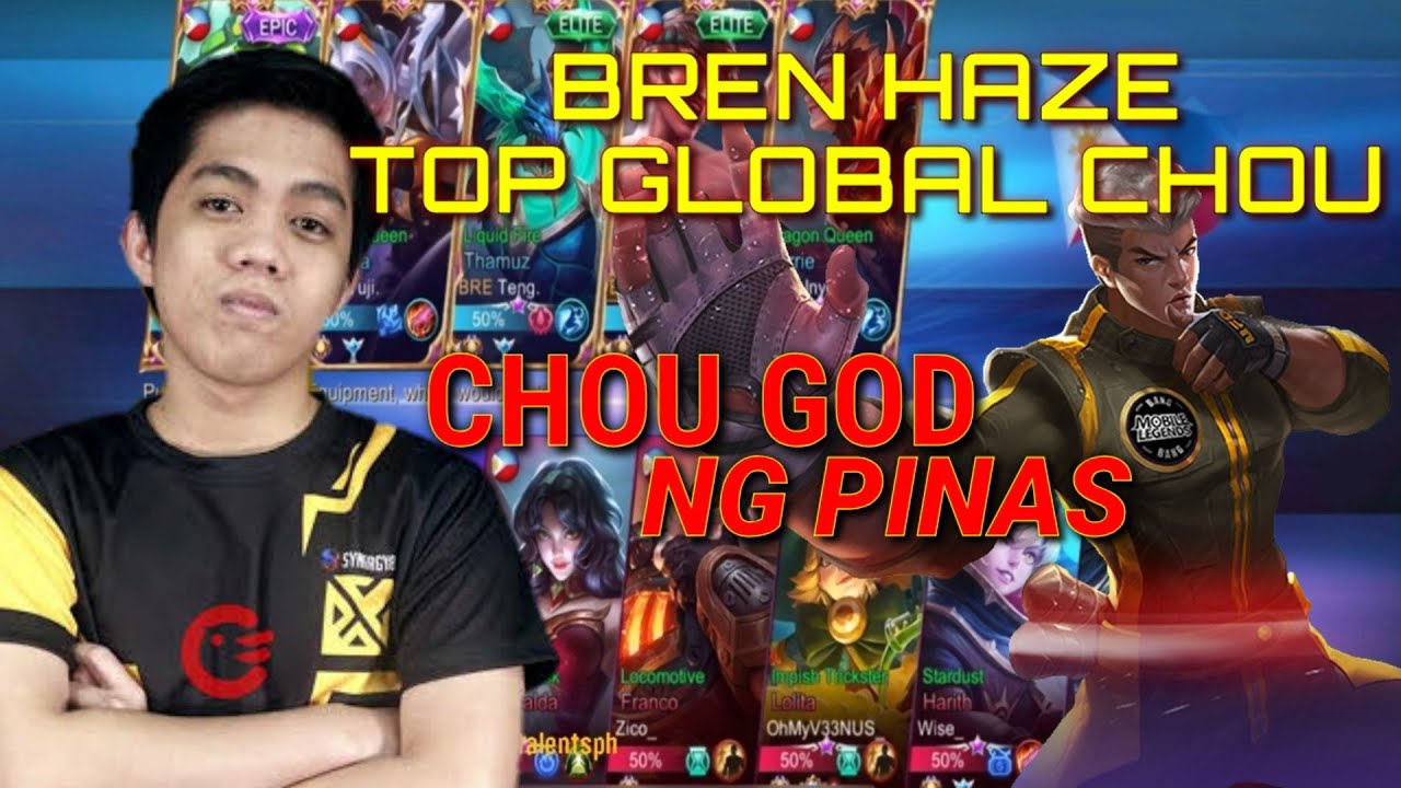 YELLYHAZE | CHOU GOD | Malupit to! Bren.Haze - Mobile Legends