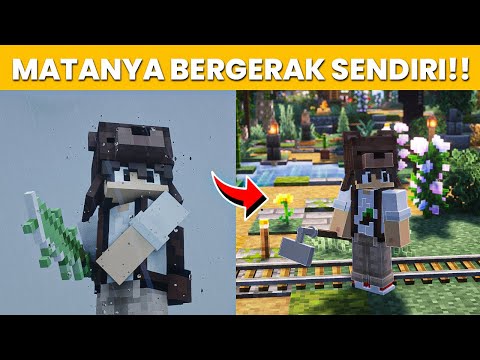 CARA MEMBUAT SKIN MINECRAFT KALIAN MENJADI  LEBIH HIDUP, MATANYA BISA BERKEDIP-KEDIP !!