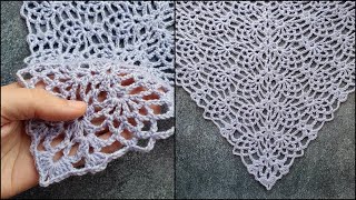 Красота в простоте! Нежная ажурная ШАЛЬ КРЮЧКОМ | Crochet shawl