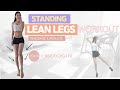 STANDING LEGS & FAT BURN WORKOUT AT HOME  K-BEAUTY LEGS LINE l FRONT,INNER,OUTER THIGHS & CALVES