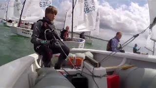 Light Wind Optimist Sailing Gbr 6320 Hd Gopro Hero 3