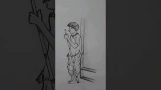 How To Draw Human Figure | Pencil Sketch Drawing pencilsketch sketch youtubeshorts shorts viral