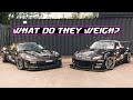 Weighing our MX5 NC and C6 Corvette drift cars | WEIRD RESULTS!