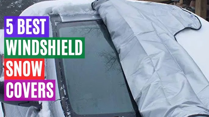 OxGord Windshield Snow Cover Ice Removal Wiper Visor Protector All Weather  Winter Summer Auto Sun Shade for Cars Trucks Vans and SUVs Stop Scraping  with a Brush or Shovel : : Car & Motorbike