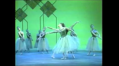 Merrill Ashley and Gerald Ebitz in Balanchine's "E...