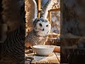VLOG 📸✨️ Whisking up some snowy magic! #SnowyOwl #CookingVlog #CozyKitchen