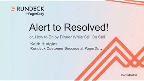 Incident Resolution: From Alert to Resolved