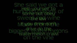 Tracy Byrd- Watermelon Crawl (Lyrics) chords