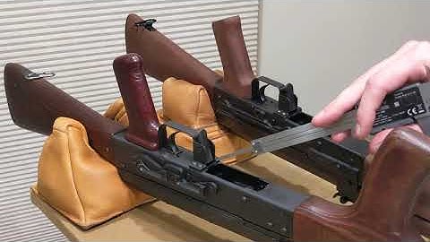 Century AK rifle magazine latch and well adjustment