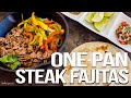 The Best Steak Fajitas - Easy Mexican Food Favorite | SAM THE COOKING GUY 4K