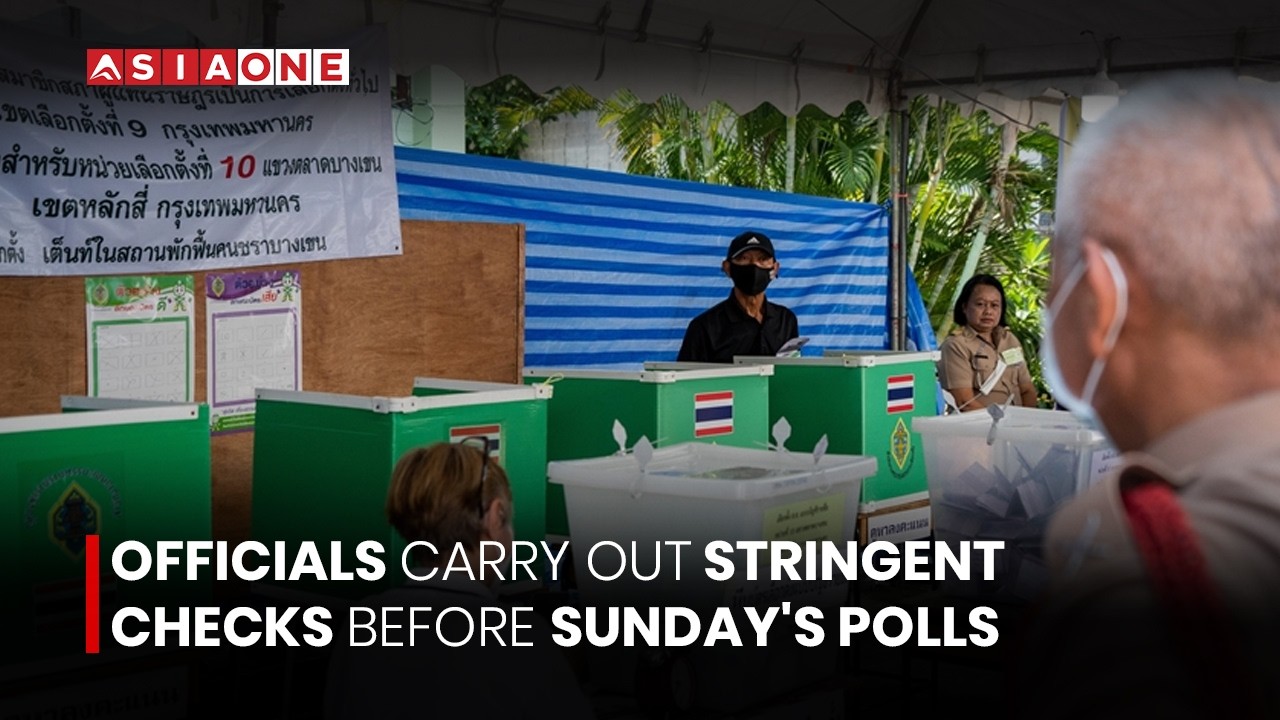 Thailand Election Officials Inspect Ballots Ahead of General Election and Referendum | AsiaOne News