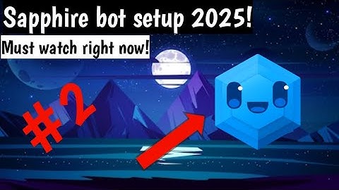 DISCORD SERVER SETUP #2, SAPPHIRE SETUP.#SaadifyCords