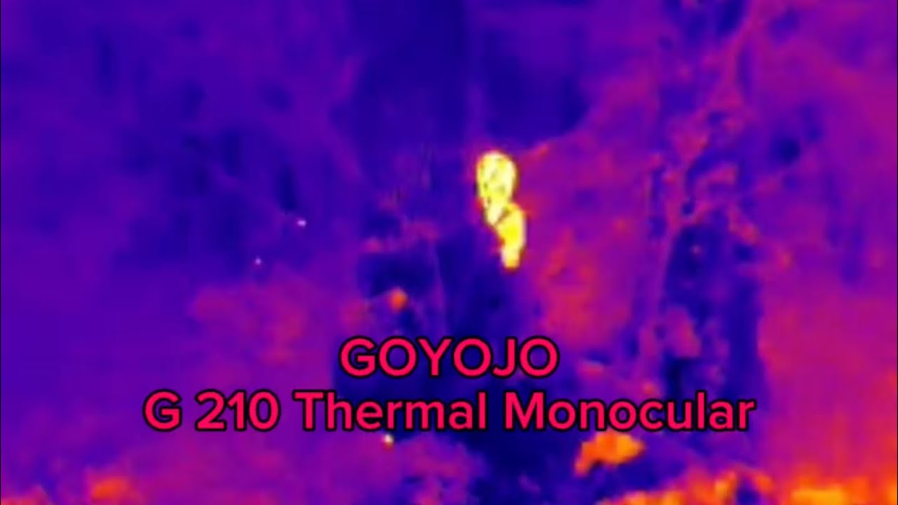 WATCH THIS VIDEO !!! GOYOJO G210 Thermal Monocular , this thing is INSANE .