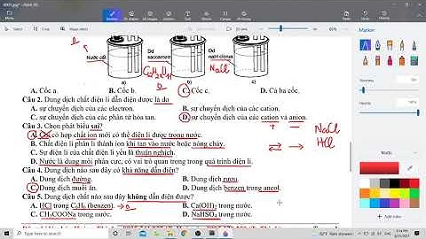 Bài tập sự điện li có đáp án năm 2024