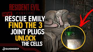 Rescue Emily - Find the joint plugs (0/3) Unlock the cells Full Guide - Resident Evil Requiem