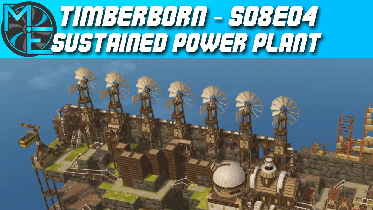 Timberborn - S08E04 - Sustained Power Plant - YouTube