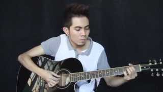 Video thumbnail of "Ikaw at Ako - TJ Monterde cover (fingerstyle guitar + Free Tabs)"
