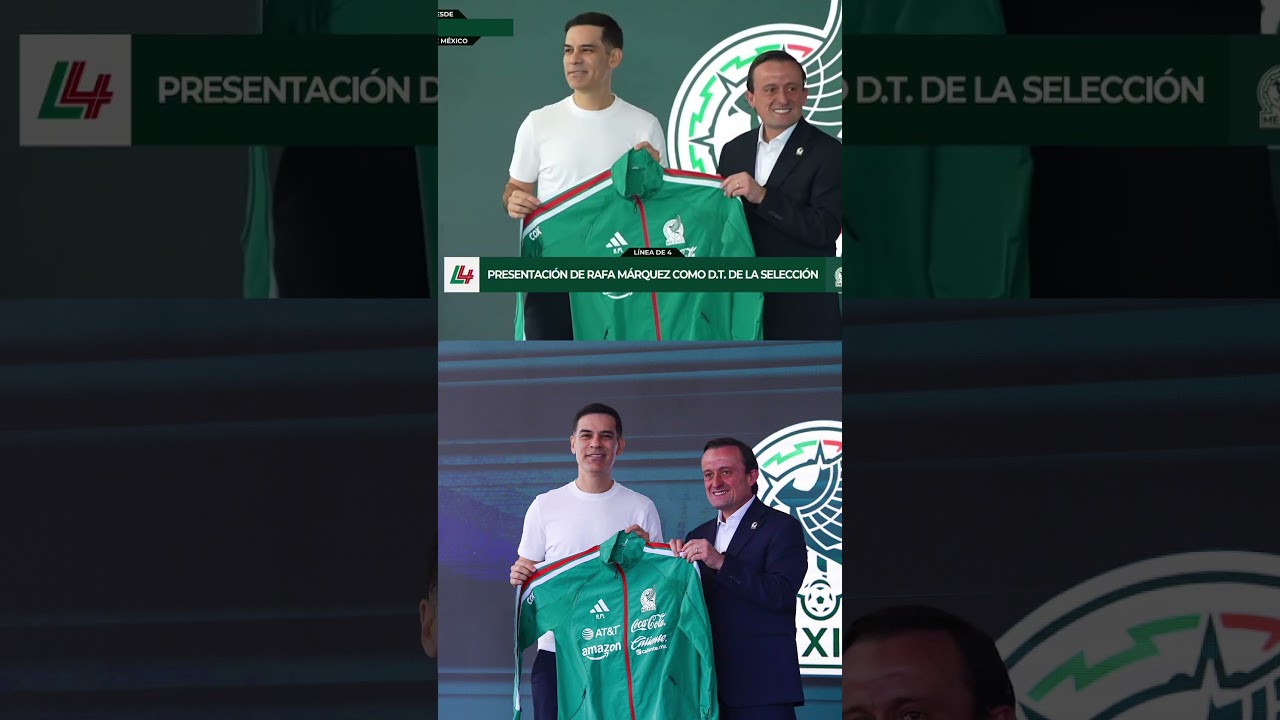 COMIENZA UNA NUEVA ERA EN EL TRI 🥹🇲🇽 Así fue presentado Rafa Márquez ante los medios #shorts