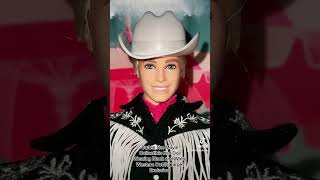 Barbie The Movie Collectible Ken Doll Wearing Black and White Western  Outfit