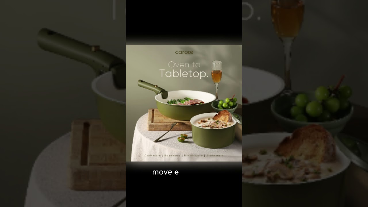 Space-Saving Cookware You’ll Love 🍳 | Carote Detachable Handle Pots & Pans Review