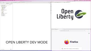 Open Liberty dev mode with Eclipse