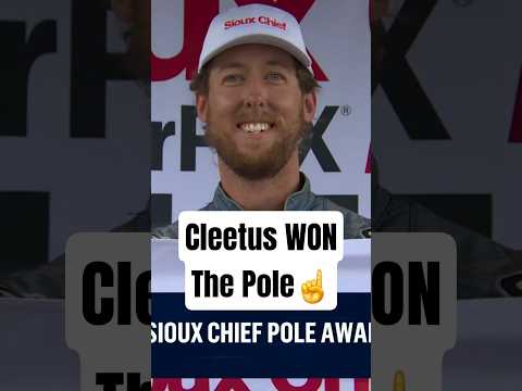 Cleetus FLEW like an 🦅 to win the pole