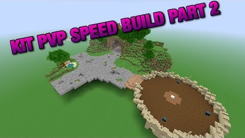 MINECRAFT PS4 KIT PVP SPEED BUILD | Part 2 |