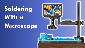 Soldering a Tetris Game with TOMLOV TM4K-AF Flex LCD Microscope