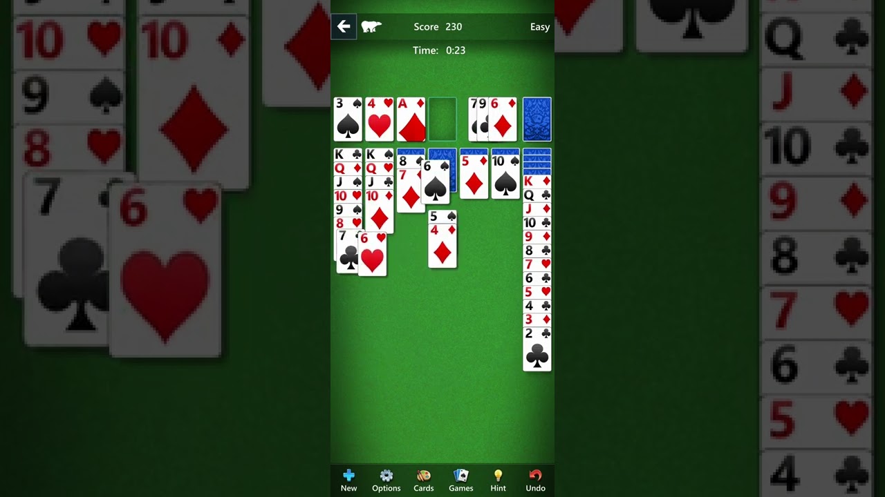 Solitaire 1 Draw former World Record (25 seconds)