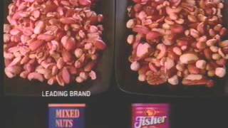 Fisher mixed nuts - ad from 1992