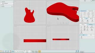 [Additional Supplement] - An easy way to make your guitar on a CNC machine with Vectric and Moi3D...