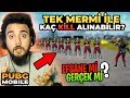 TEK MERMİ İLE 10 KİLL ALINABİLİR Mİ? EFSANE mi GERÇEK mi? PUBG Mobile