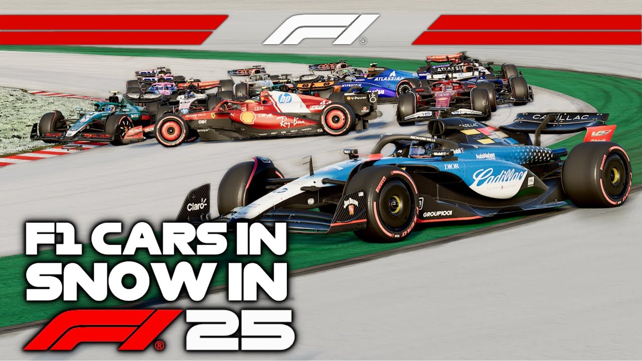 This Mod Allows You to Drive in the SNOW in F1 25!