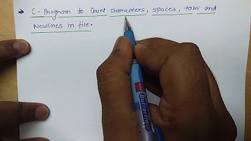 C program to count characters, number of spaces, newlines and tab space in a file.