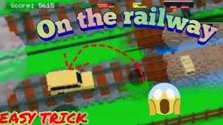 how to go in the railway track in city block. easy trick screenshot 1