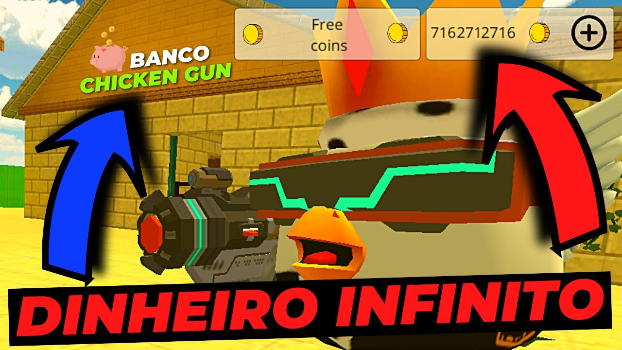 MELHOR MOD DE TODOS! CHICKEN GUN COM MUITO DINHEIRO MODIFICADO