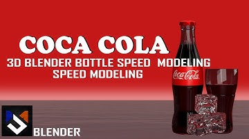 Blender modeling coke bottle | 3d speed modeling - part 3