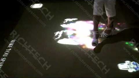 RichTech Popular Interactive Floor Effect - Sparkles Video