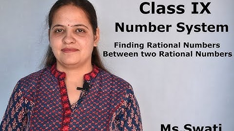 Number System|Finding Rational Numbers between Two Rational Numbers|Class 9|CBSE Board|By Ms. Swati