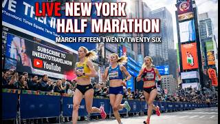 Live new York half marathon 2026 in Manhattan New York 03/15/2026 United States of America Subscribe