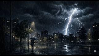 Suara Hujan Deras 10 Jam  Deep Sleep Rain Sounds  White Noise Untuk Tidur Nyenyak