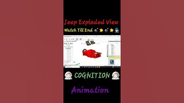 Jeep Design tutorial in SOLIDWORKS || ANIMATION || COGNITION || #Shorts || #Ytshorts