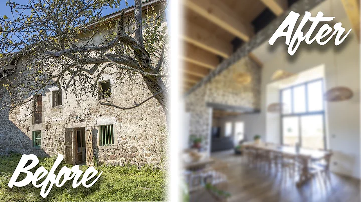 TIMELAPSE RENOVATION ! 4 YEARS - OLD FARM 1820 !