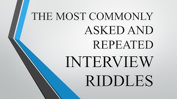 Interview riddles [Amazon/Google/Microsoft/Facebook]