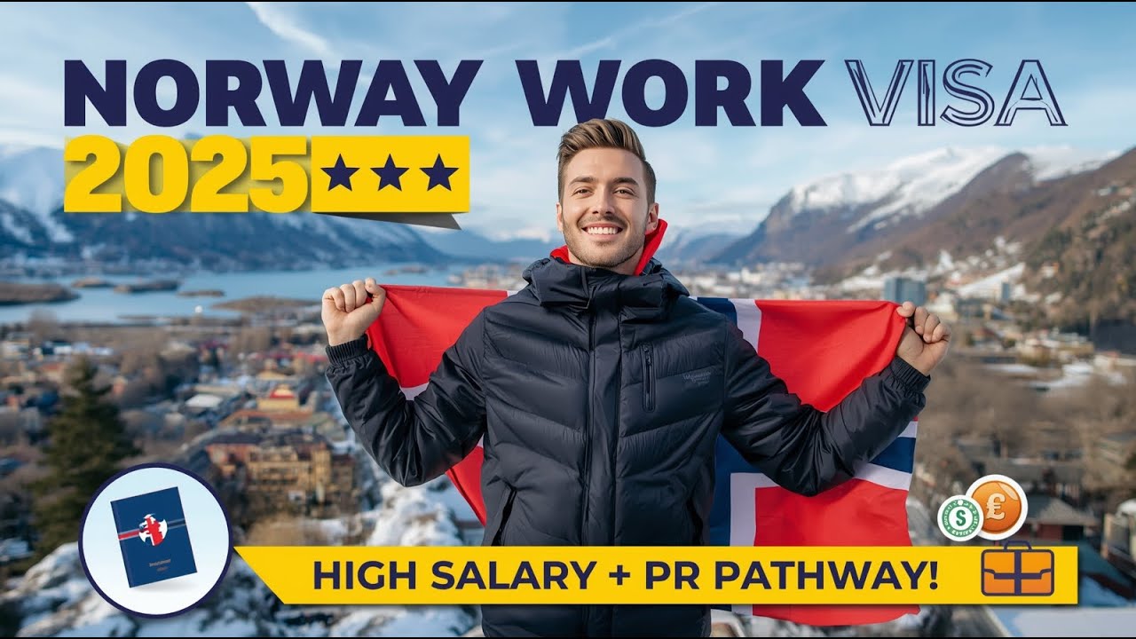 Рабочая виза в Норвегию 2025 — высокооплачиваемая работа + возможность получения постоянного вида...