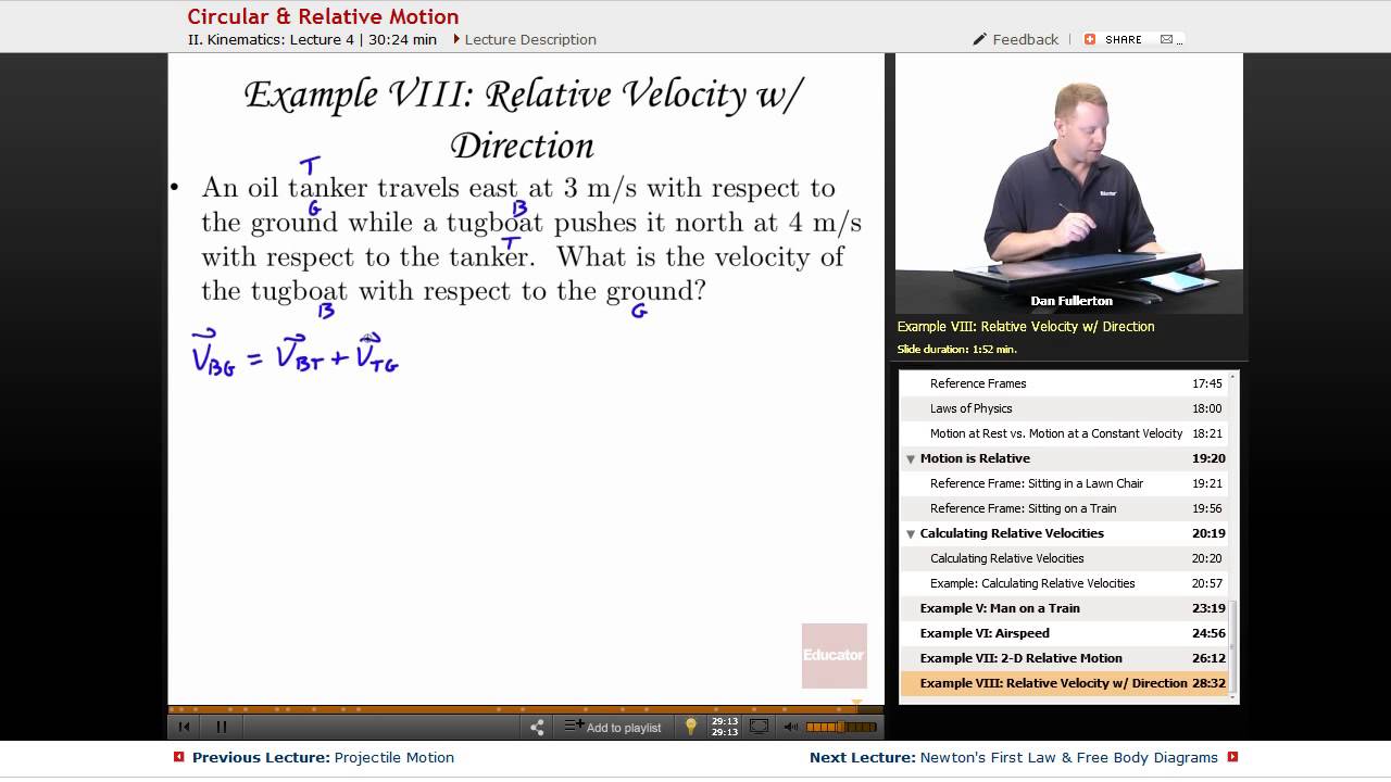 “Circular & Relative Motion” | AP Physics C: Mechanics with Educator ...